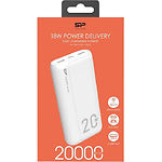 Изображение Внешний аккумулятор Power Bank Silicon Power QS15 20000 mAh White (SP20KMAPBKQS150W) #2 Фото Внешний аккумулятор Power Bank Silicon Power QS15 20000 mAh White (SP20KMAPBKQS150W) #2