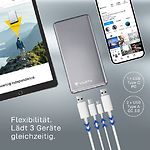 Изображение Внешний аккумулятор Power Bank Varta Fast Energy (57981101111) 10000mAh, QC3.0, 18W, Gray #3 Фото Внешний аккумулятор Power Bank Varta Fast Energy (57981101111) 10000mAh, QC3.0, 18W, Gray #3