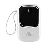 Изображение Внешний аккумулятор Power Bank Baseus (PPQD-H02) Qpow Quick Charge 20000mAh 20W White Фото Внешний аккумулятор Power Bank Baseus (PPQD-H02) Qpow Quick Charge 20000mAh 20W White