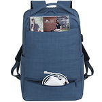 Фото Рюкзак для Notebook RivaCase 8365 Blue с диагональю дисплея 17.3' #13