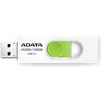 Флешка A-DATA UV320 White+Green USB3.1 128Gb - фото