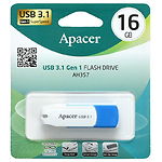 Фото USB Flash 16GB Apacer AH357 Blue USB 3.1 (AP16GAH357U-1) #1