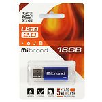 Фото USB Flash 16Gb Mibrand Cougar Blue (MI2.0/CU16P1U) #1