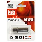 Фото USB Flash 16Gb Mibrand Cougar Silver (MI2.0/CU16P1S) #1