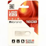 Фото USB Flash 16Gb Mibrand Irbis Silver (MI2.0/IR16U3S) #1