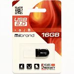 Фото USB Flash 16Gb Mibrand Scorpio Black (MI2.0/SC16M3B) #1