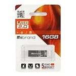 Фото USB Flash 16Gb Mibrand Сhameleon Silver (MI2.0/CH16U6S) #1