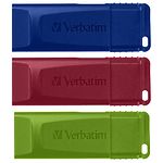 Фото USB Flash 16Gb Verbatim {49326} набор 3-pack SLIDER (1xRED,1xBLUE,1xGREEN) #4