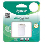 Фото USB Flash 32Gb Apacer AH116 white USB 2.0 (AP32GAH116W-1) #2