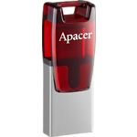 Изображение USB Flash 32Gb Apacer AH180 Dual Type-C Red USB3.1 (AP32GAH180R-1) #5 Фото USB Flash 32Gb Apacer AH180 Dual Type-C Red USB3.1 (AP32GAH180R-1) #5