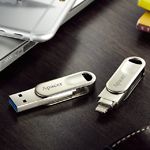 Изображение USB Flash 32Gb Apacer AH790 Dual Lightning Silver USB3.1 AP32GAH790S-1 #2 Фото USB Flash 32Gb Apacer AH790 Dual Lightning Silver USB3.1 AP32GAH790S-1 #2