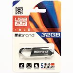 Фото USB Flash 32Gb Mibrand Aligator Grey (MI2.0/AL32U7G) #1