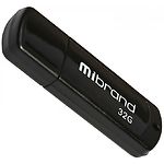 Фото USB Flash 32Gb Mibrand Grizzly Black (MI2.0/GR32P3B) #2