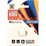Фото USB Flash 32Gb Mibrand lynx Silver (MI2.0/LY32M2S) #1