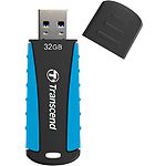 Изображение USB Flash 32Gb TRANSCEND JetFlash TS32GJF810 USB 3.0 rubber blue #2 Фото USB Flash 32Gb TRANSCEND JetFlash TS32GJF810 USB 3.0 rubber blue #2