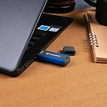 Изображение USB Flash 32Gb TRANSCEND JetFlash TS32GJF810 USB 3.0 rubber blue #1 Фото USB Flash 32Gb TRANSCEND JetFlash TS32GJF810 USB 3.0 rubber blue #1