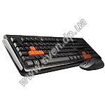 Фото Клавиатура+мышь A4 G-1000A USB Wireless, black