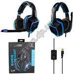 Изображение Sades SA968 Luna Black/Blue Наушники Фото Sades SA968 Luna Black/Blue Наушники