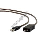 Изображение Кабель Cablexpert UAE-01-5M USB2.0, 5м Активный удлинитель для увеличения длины USB Фото Кабель Cablexpert UAE-01-5M USB2.0, 5м Активный удлинитель для увеличения длины USB