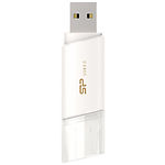 Фото USB Flash 16Gb SILICON POWER Blaze B06 USB 3.0 White SP016GBUF3B06V1W)