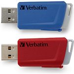 Изображение USB Flash 32Gb Verbatim {49308} набор 2-pack STORE'N'CLICK (1xRED,1xBLUE) #5 Фото USB Flash 32Gb Verbatim {49308} набор 2-pack STORE'N'CLICK (1xRED,1xBLUE) #5