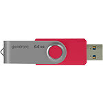Изображение USB Flash 64Gb GOODRAM Twister Red USB3.0 (UTS3-0640R0R11) #1 Фото USB Flash 64Gb GOODRAM Twister Red USB3.0 (UTS3-0640R0R11) #1