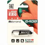 Фото USB Flash 64Gb Mibrand Aligator Grey (MI2.0/AL64U7G) #2