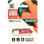 Фото USB Flash 64Gb Mibrand Aligator Red (MI2.0/AL64U7DR) #1