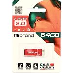 Фото USB Flash 64Gb Mibrand Chameleon Red (MI2.0/CH64U6R) #1