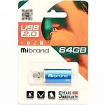 Фото USB Flash 64Gb Mibrand Cougar Blue (MI2.0/CU64P1U) #1