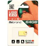 Изображение USB Flash 64Gb Mibrand Hawk Gold (MI2.0/HA64M1G) #1 Фото USB Flash 64Gb Mibrand Hawk Gold (MI2.0/HA64M1G) #1