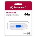 Изображение USB Flash 64Gb TRANSCEND JetFlash TS64GJF790W USB 3.1 Фото USB Flash 64Gb TRANSCEND JetFlash TS64GJF790W USB 3.1