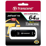 Изображение USB Flash 64Gb TRANSCEND JetFlash TS64GJF750K USB 3.0 Black #1 Фото USB Flash 64Gb TRANSCEND JetFlash TS64GJF750K USB 3.0 Black #1