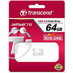 Изображение USB Flash 64Gb TRANSCEND JetFlash TS64GJF710S USB3.0 Silver #1 Фото USB Flash 64Gb TRANSCEND JetFlash TS64GJF710S USB3.0 Silver #1