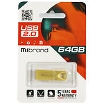 Изображение USB Flash 64Gb Mibrand Taipan Gold (MI2.0/TA64U2G) #1 Фото USB Flash 64Gb Mibrand Taipan Gold (MI2.0/TA64U2G) #1
