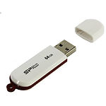 Фото USB Flash 64Gb SILICON POWER LuxMini 320 White/red SP064GBUF2320V1W #3