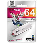 Фото USB Flash 64Gb SILICON POWER LuxMini 320 White/red SP064GBUF2320V1W #1