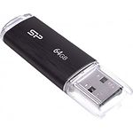 Изображение USB Flash 64Gb SILICON POWER Ultima U02 Black SP064GBUF2U02V1K #3 Фото USB Flash 64Gb SILICON POWER Ultima U02 Black SP064GBUF2U02V1K #3
