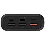 Изображение Внешний аккумулятор Power Bank Silicon Power QS550 20000 mAh Black (SP20KMAPBKQS550K) #2 Фото Внешний аккумулятор Power Bank Silicon Power QS550 20000 mAh Black (SP20KMAPBKQS550K) #2