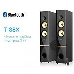 Изображение Акустическая система F&D T-88X black, 2x150 Вт, деревянный корпус, HDMI, ДУ, USB/S #1 Фото Акустическая система F&D T-88X black, 2x150 Вт, деревянный корпус, HDMI, ДУ, USB/S #1