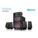 Фото Комплект акустики F&D F5060X black, Home Theatre 60W Woofer+5*15W, Bluetooth. USB, FM, ДУ #8