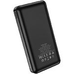 Изображение Внешний аккумулятор Power Bank BOROFONE BJ3A Black Minimalist 20000mAh, 2A Фото Внешний аккумулятор Power Bank BOROFONE BJ3A Black Minimalist 20000mAh, 2A