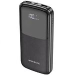 Изображение Внешний аккумулятор Power Bank BOROFONE BJ17 Black Oceanic 10000mAh, 2A Фото Внешний аккумулятор Power Bank BOROFONE BJ17 Black Oceanic 10000mAh, 2A
