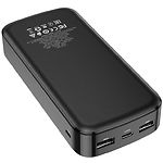 Изображение Внешний аккумулятор Power Bank BOROFONE BJ17A Black Oceanic 20000mAh, 2A #2 Фото Внешний аккумулятор Power Bank BOROFONE BJ17A Black Oceanic 20000mAh, 2A #2