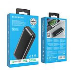 Изображение Внешний аккумулятор Power Bank BOROFONE BJ1A Black Olymp 20000mAh, 3A, 18W, PD+QC3.0 #2 Фото Внешний аккумулятор Power Bank BOROFONE BJ1A Black Olymp 20000mAh, 3A, 18W, PD+QC3.0 #2