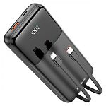 Изображение Внешний аккумулятор Power Bank BOROFONE BJ22A Black 20000mAh, 22.5W, PD20+QC3.0 Фото Внешний аккумулятор Power Bank BOROFONE BJ22A Black 20000mAh, 22.5W, PD20+QC3.0