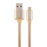 Фото Кабель Cablexpert CCB-mUSB2B-AMBM-6-G USB2.0 to microUSB, 1.8м Gold #2