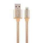 Фото Кабель Cablexpert CCB-mUSB2B-AMLM-6-G USB2.0 to Lightning, 1.8м Gold #2