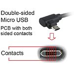 Изображение Кабель Cablexpert CCB-USB2-AMmDM90-6 USB to microUSB 1.8м угловой #2 Фото Кабель Cablexpert CCB-USB2-AMmDM90-6 USB to microUSB 1.8м угловой #2