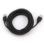 Изображение Кабель Cablexpert CCF-USB2-AMAF-15, Premium, 4,5m удлинитель, ферро-фильтр, black #1 Фото Кабель Cablexpert CCF-USB2-AMAF-15, Premium, 4,5m удлинитель, ферро-фильтр, black #1